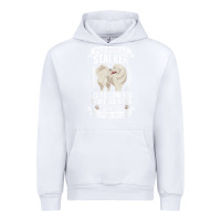 White great pyrenees stalker great pyrenees gifts great pyrenees t shirt Urban Hoodie - linhVisuals