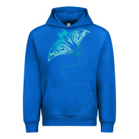 Cobalt hawaii tribal manta ray hawaiian shirt shark lover t shirt Urban Hoodie - linhVisuals