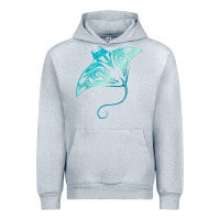 Heather Grey hawaii tribal manta ray hawaiian shirt shark lover t shirt Urban Hoodie - linhVisuals