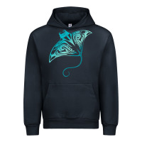 Navy hawaii tribal manta ray hawaiian shirt shark lover t shirt Urban Hoodie - linhVisuals