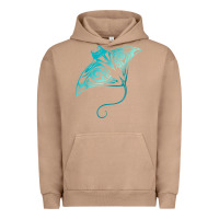Pigment Burro hawaii tribal manta ray hawaiian shirt shark lover t shirt Urban Hoodie - linhVisuals