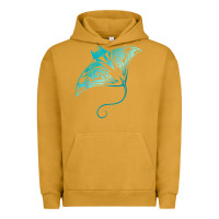 Pigment Peanut Butter hawaii tribal manta ray hawaiian shirt shark lover t shirt Urban Hoodie - linhVisuals