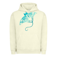 Pigment Pistachio hawaii tribal manta ray hawaiian shirt shark lover t shirt Urban Hoodie - linhVisuals