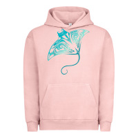 Pigment Salmon hawaii tribal manta ray hawaiian shirt shark lover t shirt Urban Hoodie - linhVisuals