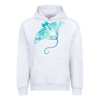 White hawaii tribal manta ray hawaiian shirt shark lover t shirt Urban Hoodie - linhVisuals