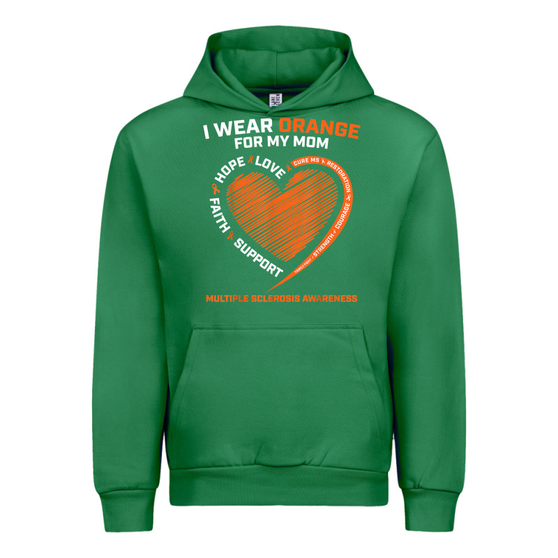 I Wear Orange For My Mom Ms Multiple Sclerosis Awareness T Shirt Urban Hoodie by linhVisuals | Teevron