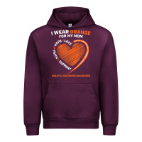 Mauve Wine i wear orange for my mom ms multiple sclerosis awareness t shirt Urban Hoodie - linhVisuals