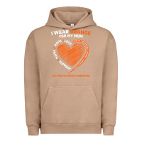 Pigment Burro i wear orange for my mom ms multiple sclerosis awareness t shirt Urban Hoodie - linhVisuals