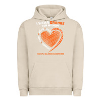 Pigment French Oak i wear orange for my mom ms multiple sclerosis awareness t shirt Urban Hoodie - linhVisuals