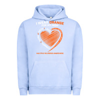 Pigment Grape Ice i wear orange for my mom ms multiple sclerosis awareness t shirt Urban Hoodie - linhVisuals