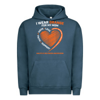 Pigment Midnight Navy i wear orange for my mom ms multiple sclerosis awareness t shirt Urban Hoodie - linhVisuals