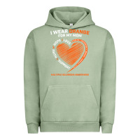 Pigment Oil Green i wear orange for my mom ms multiple sclerosis awareness t shirt Urban Hoodie - linhVisuals