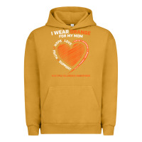 Pigment Peanut Butter i wear orange for my mom ms multiple sclerosis awareness t shirt Urban Hoodie - linhVisuals