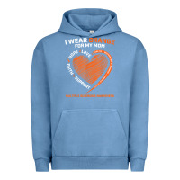 Pigment Pebble Blue i wear orange for my mom ms multiple sclerosis awareness t shirt Urban Hoodie - linhVisuals