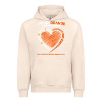 Sandshell i wear orange for my mom ms multiple sclerosis awareness t shirt Urban Hoodie - linhVisuals