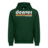 Forest Green denver colorado vintage 70's 80's retro style men women t shirt Urban Hoodie - linhVisuals