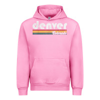 Fuchsia Pink denver colorado vintage 70's 80's retro style men women t shirt Urban Hoodie - linhVisuals
