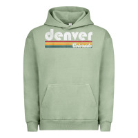 Pigment Oil Green denver colorado vintage 70's 80's retro style men women t shirt Urban Hoodie - linhVisuals