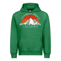 Emerald retro vintage steamboat springs colorado distressed t shirt Urban Hoodie - linhVisuals