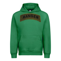 Emerald army ranger tab subdued infantry grunt pullover hoodie Urban Hoodie - linhVisuals