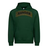 Forest Green army ranger tab subdued infantry grunt pullover hoodie Urban Hoodie - linhVisuals