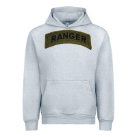 Heather Grey army ranger tab subdued infantry grunt pullover hoodie Urban Hoodie - linhVisuals