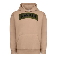 Pigment Burro army ranger tab subdued infantry grunt pullover hoodie Urban Hoodie - linhVisuals