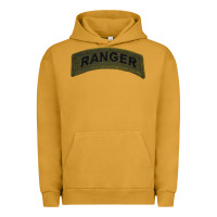 Pigment Peanut Butter army ranger tab subdued infantry grunt pullover hoodie Urban Hoodie - linhVisuals