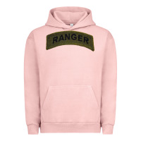 Pigment Salmon army ranger tab subdued infantry grunt pullover hoodie Urban Hoodie - linhVisuals