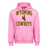 Fuchsia Pink kids wyoming cowboys apparel gameday arch over cowboys t shirt Urban Hoodie - linhVisuals