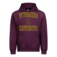 Mauve Wine kids wyoming cowboys apparel gameday arch over cowboys t shirt Urban Hoodie - linhVisuals