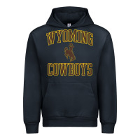 Navy kids wyoming cowboys apparel gameday arch over cowboys t shirt Urban Hoodie - linhVisuals