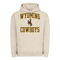 Pigment French Oak kids wyoming cowboys apparel gameday arch over cowboys t shirt Urban Hoodie - linhVisuals
