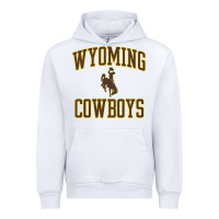 White kids wyoming cowboys apparel gameday arch over cowboys t shirt Urban Hoodie - linhVisuals