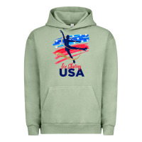 Ice Skating Dance Support The Team Tshirt Usa Flag T Shirt Urban Hoodie | Teevron
