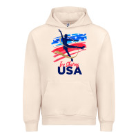 Sandshell ice skating dance support the team tshirt usa flag t shirt Urban Hoodie - linhVisuals