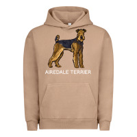 Pigment Burro airedale terrier crazy dog lover sweatshirt Urban Hoodie - linhVisuals