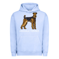 Pigment Grape Ice airedale terrier crazy dog lover sweatshirt Urban Hoodie - linhVisuals