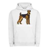 Pigment Lunar Rock airedale terrier crazy dog lover sweatshirt Urban Hoodie - linhVisuals