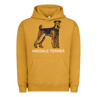 Pigment Peanut Butter airedale terrier crazy dog lover sweatshirt Urban Hoodie - linhVisuals