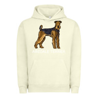 Pigment Pistachio airedale terrier crazy dog lover sweatshirt Urban Hoodie - linhVisuals