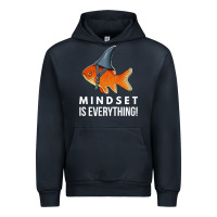 Navy mindset motivational quote cute goldfish shark fish t shirt Urban Hoodie - linhVisuals