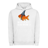 Pigment Lunar Rock mindset motivational quote cute goldfish shark fish t shirt Urban Hoodie - linhVisuals