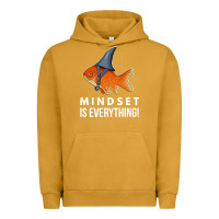 Pigment Peanut Butter mindset motivational quote cute goldfish shark fish t shirt Urban Hoodie - linhVisuals