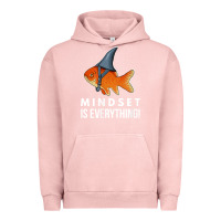 Pigment Salmon mindset motivational quote cute goldfish shark fish t shirt Urban Hoodie - linhVisuals