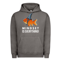 Pigment Tornado mindset motivational quote cute goldfish shark fish t shirt Urban Hoodie - linhVisuals
