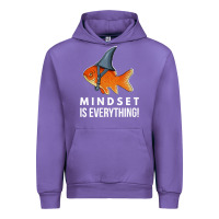 Tulip mindset motivational quote cute goldfish shark fish t shirt Urban Hoodie - linhVisuals