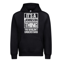 Black it's a johnson thing   you wouldn't understand   family name t shirt Urban Hoodie - linhVisuals