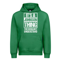 Emerald it's a johnson thing   you wouldn't understand   family name t shirt Urban Hoodie - linhVisuals