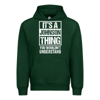 Forest Green it's a johnson thing   you wouldn't understand   family name t shirt Urban Hoodie - linhVisuals
